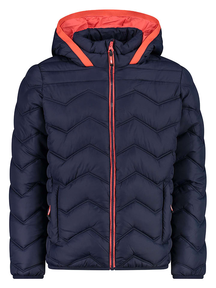 Kurtka pikowana w kolorze granatowym