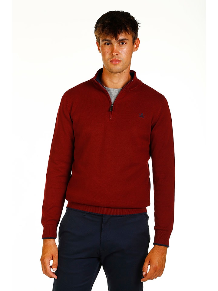 The Time of Bocha Sweter w kolorze bordowym rozmiar: S