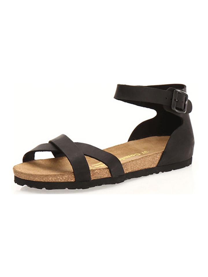 Comfortfusse Skórzane sandały w kolorze czarnym rozmiar: 41