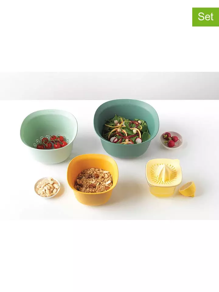 Violeta Home 5-częściowy zestaw w kolorze zielono-żółtym rozmiar: onesize