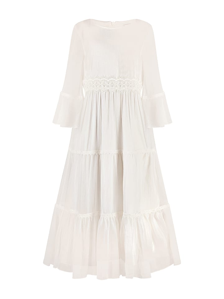 Sukienka komunijna w kolorze kremowym