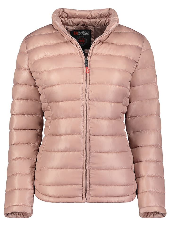 Maison Montaigne Kurtka pikowana "Annemai" w kolorze szaroróżowym rozmiar: XXL