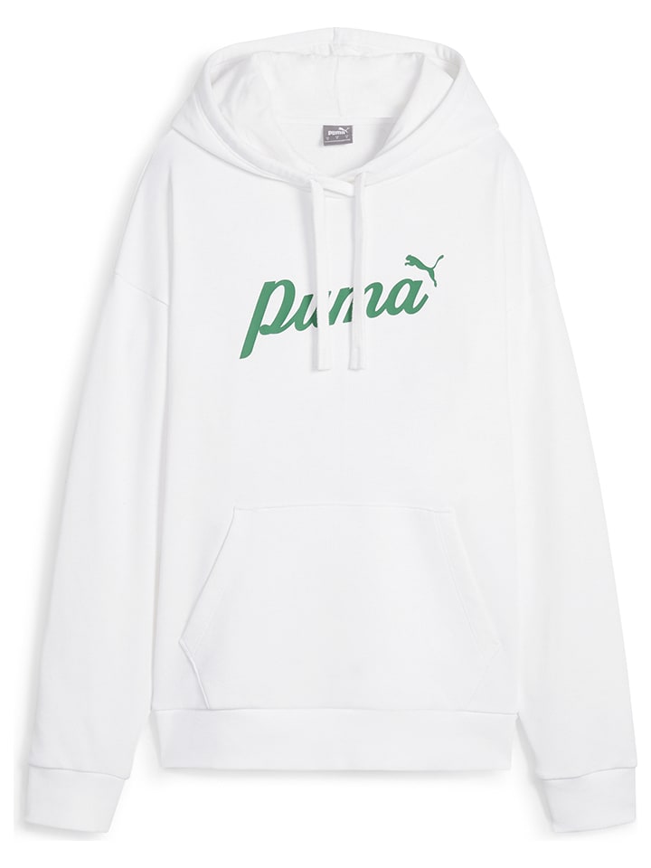 Puma Bluza "ESS+" w kolorze białym rozmiar: M