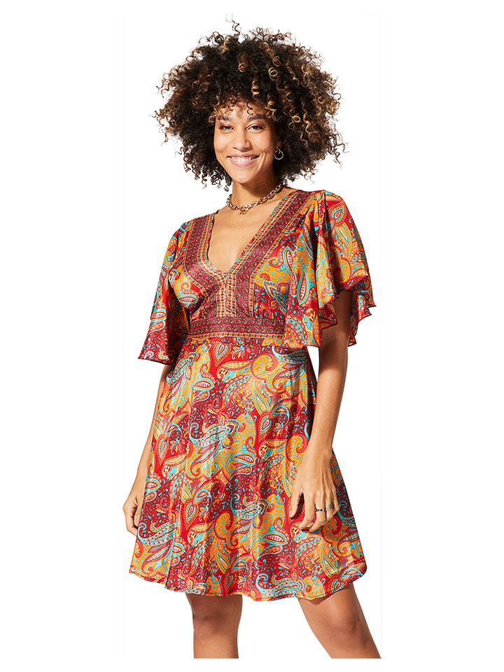 Aller Simplement Sukienka w kolorze czerwono-pomarańczowym rozmiar: 38/40