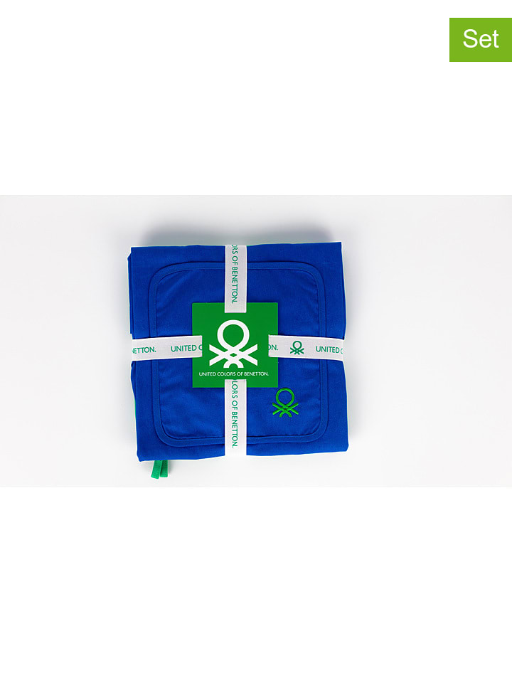 Benetton 3-częściowy zestaw w kolorze niebieskim rozmiar: onesize