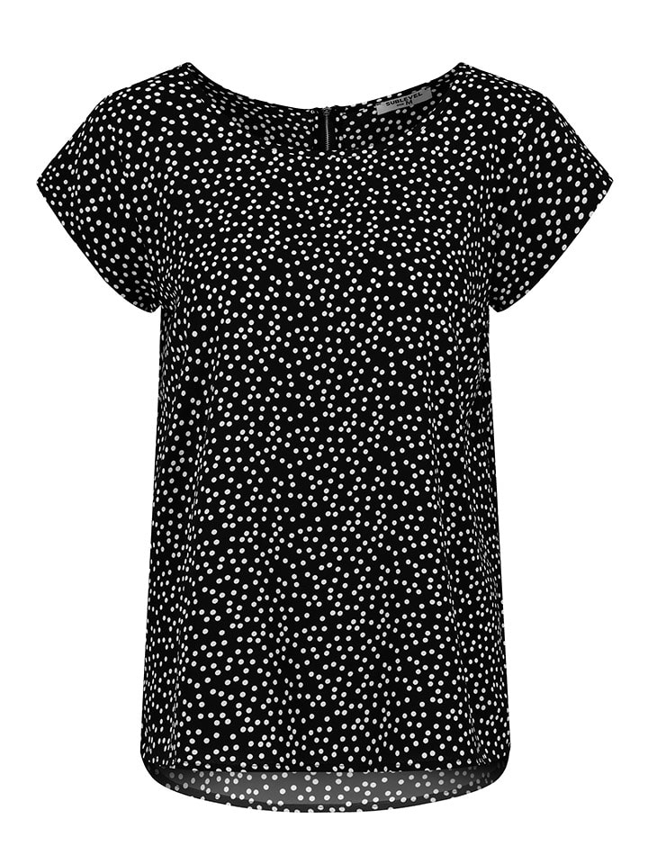 Sublevel Bluzka w kolorze czarno-białym rozmiar: M