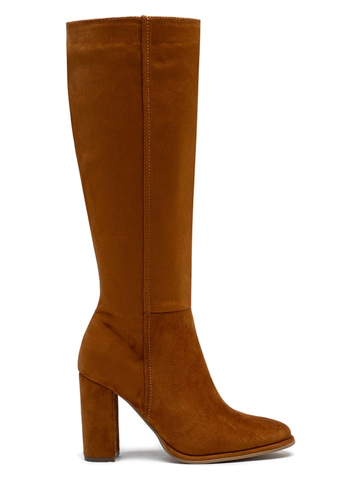 Foreverfolie Kozaki w kolorze karmelowym rozmiar: 36