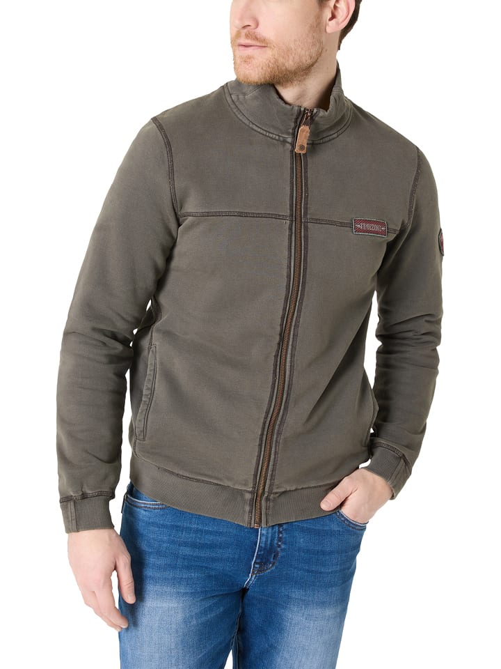 Timezone Bluza w kolorze brązowym rozmiar: XL