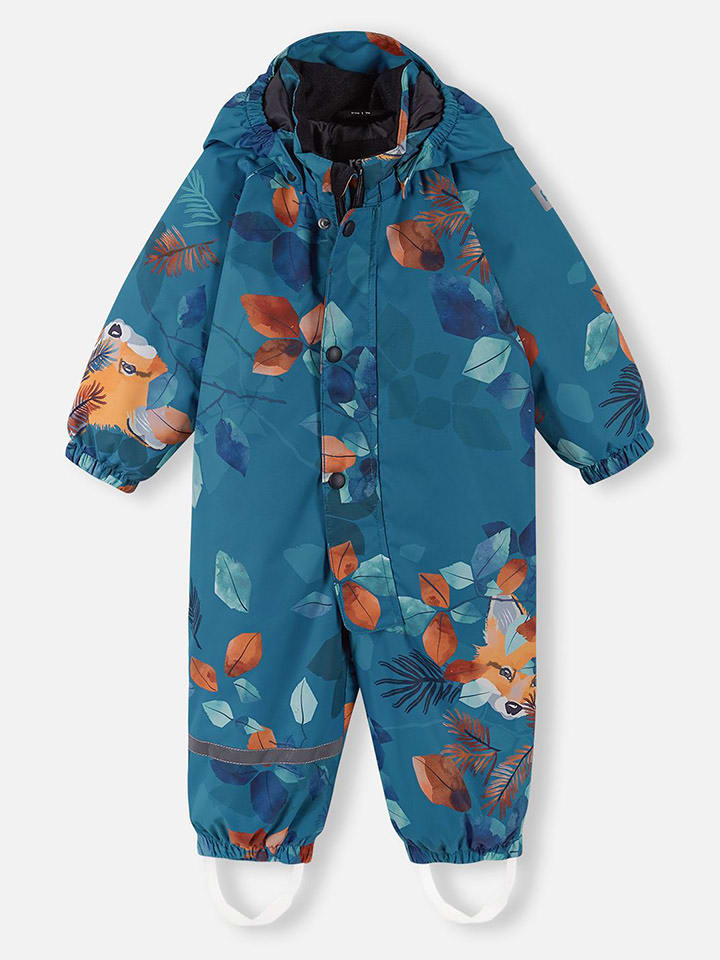 Reima Kombinezon zimowy "Tuohi" w kolorze niebiesko-turkusowym rozmiar: 86