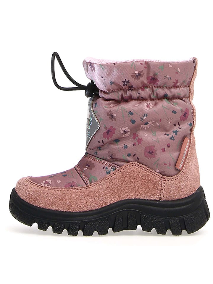 Naturino Botki zimowe "Varna" w kolorze jasnorÃ³Å¼owym rozmiar: 27