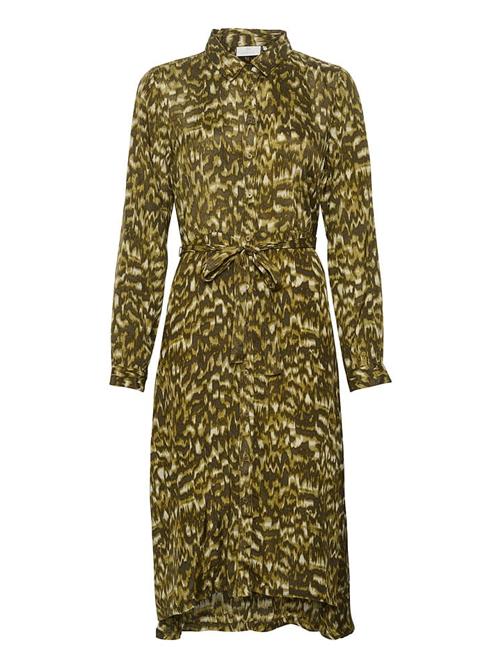 Sukienka "Fine" w kolorze zielonym