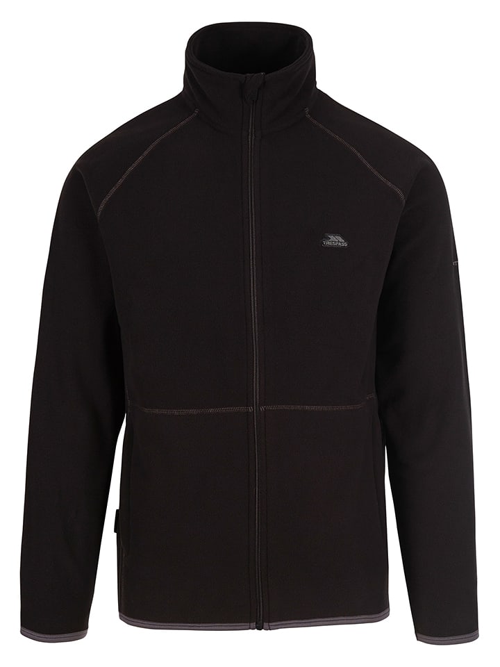 Kurtka polarowa "Faxfleet" w kolorze czarnym