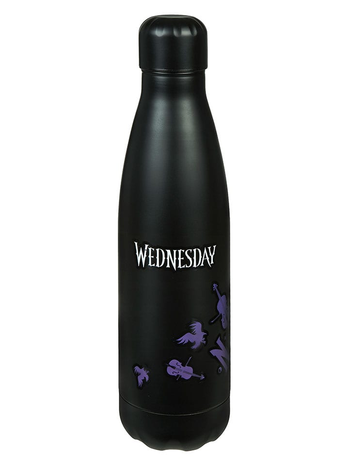 Undercover Butelka termiczna "Wednesday" w kolorze czarnym - 500 ml rozmiar: onesize