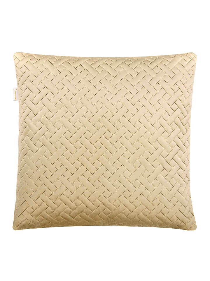 Yellow Dekoracyjna poduszka "Audrey" w kolorze beżowym - 50 x 50 cm rozmiar: 50x50 cm