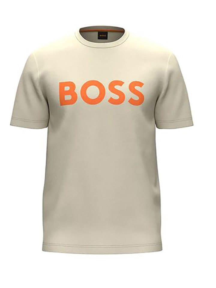 Hugo Boss Koszulka w kolorze beżowym rozmiar: S