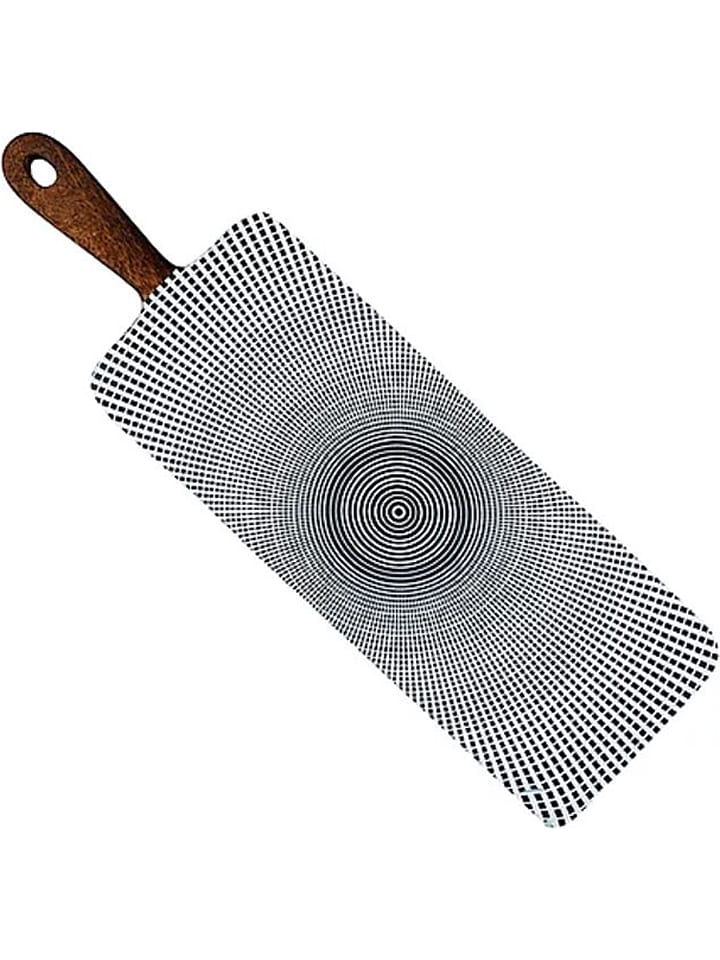 Deska "Dark Sun" w kolorze brązowo-granatowym do serwowania - 50 x 15 cm