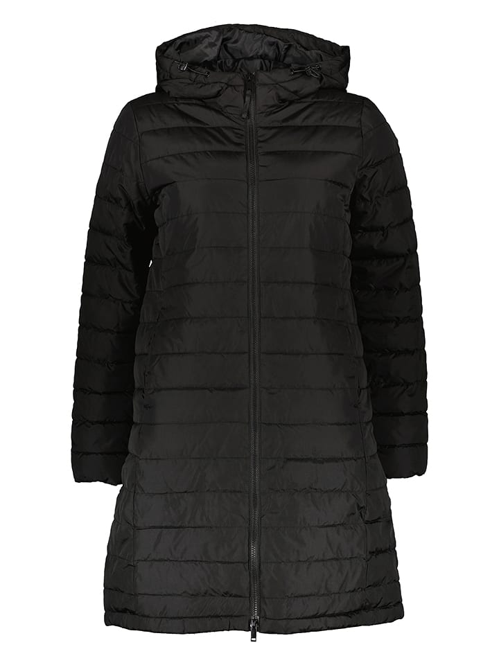 Płaszcz pikowany w kolorze czarnym