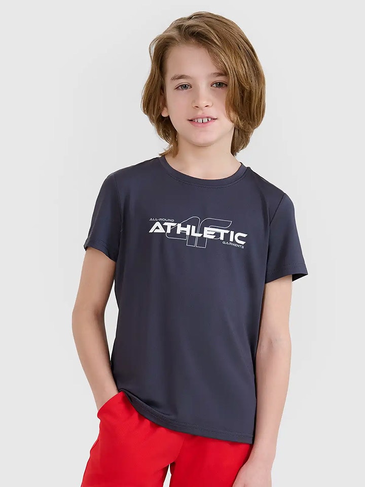 4F Koszulka w kolorze granatowym rozmiar: 122/128