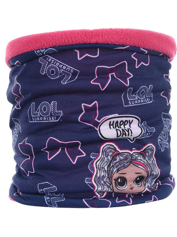 L.O.L. Surprise Dwustronny szal-koło "LOL Surprise" w kolorze granatowym rozmiar: onesize