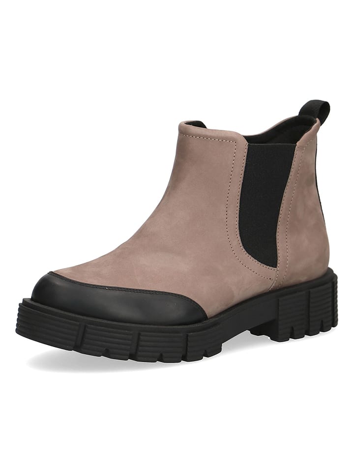 Caprice Botki w kolorze jasnobrązowym rozmiar: 39