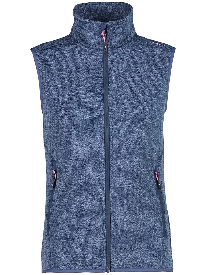 Kamizelka polarowa w kolorze granatowym