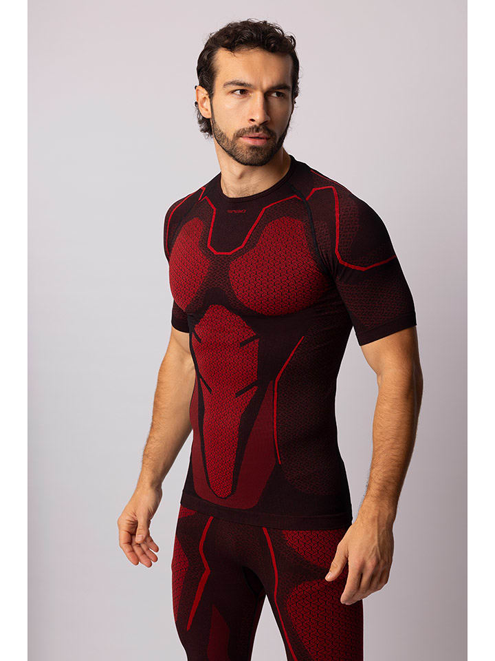 Spaio Koszulka termiczna "Adrenaline" w kolorze czerwonym rozmiar: XL