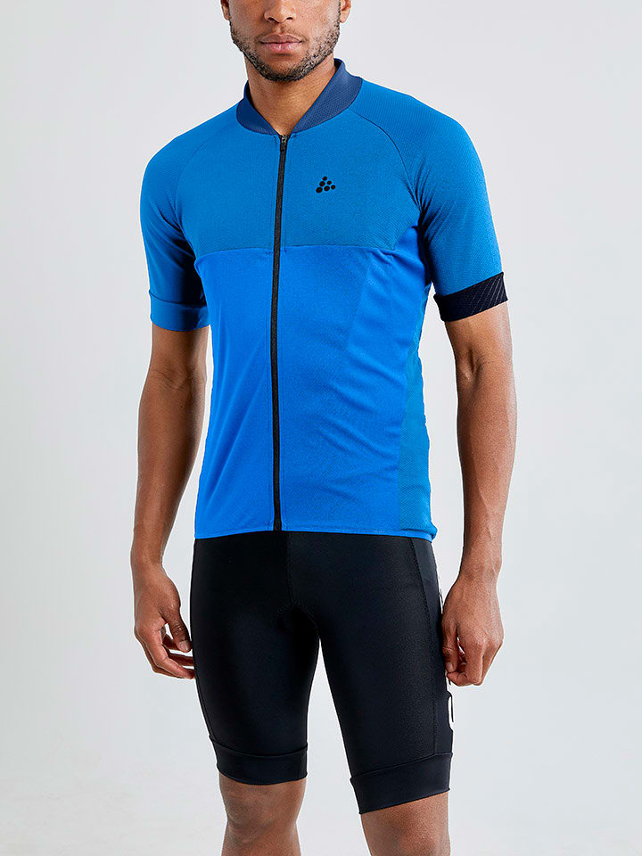 Craft Koszulka kolarska "Adopt" w kolorze niebieskim rozmiar: XL