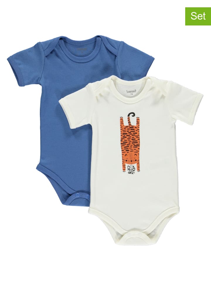 Body (2 szt.) w kolorze białym i niebieskim