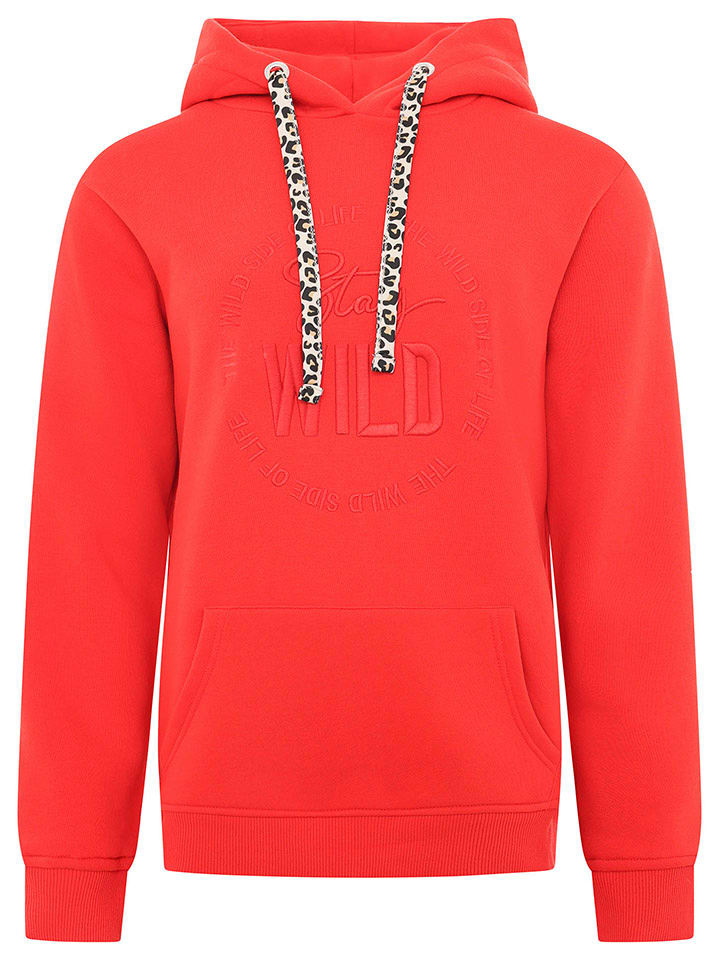 Zwillingsherz Bluza "Nelina" w kolorze czerwonym rozmiar: S/M