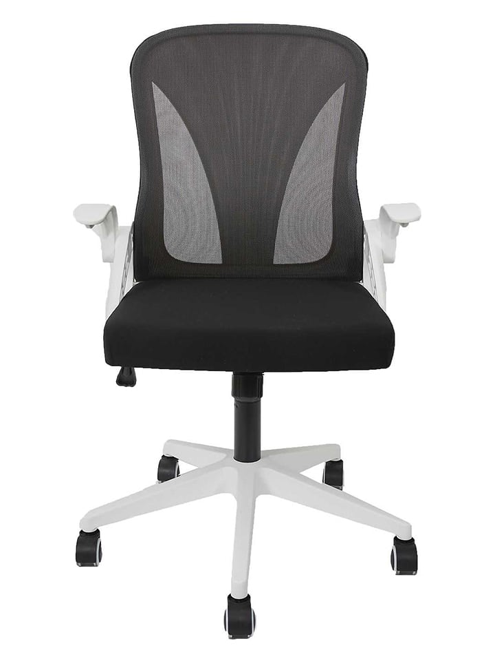 The Home Deco Kids Krzesło biurowe w kolorze biało-czarnym - 60 x 100 x 66 cm rozmiar: onesize