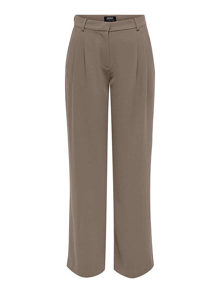 ONLY Spodnie w kolorze jasnobrązowym rozmiar: L