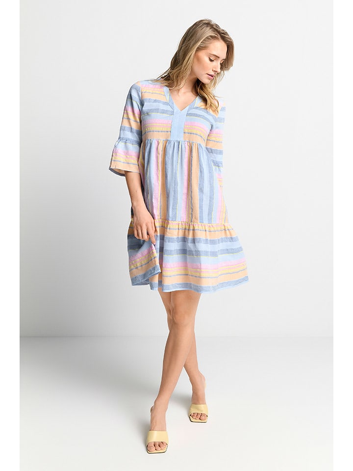 Rich & Royal Sukienka w kolorze pomarańczowo-błękitno-jasnoróżowym rozmiar: 34