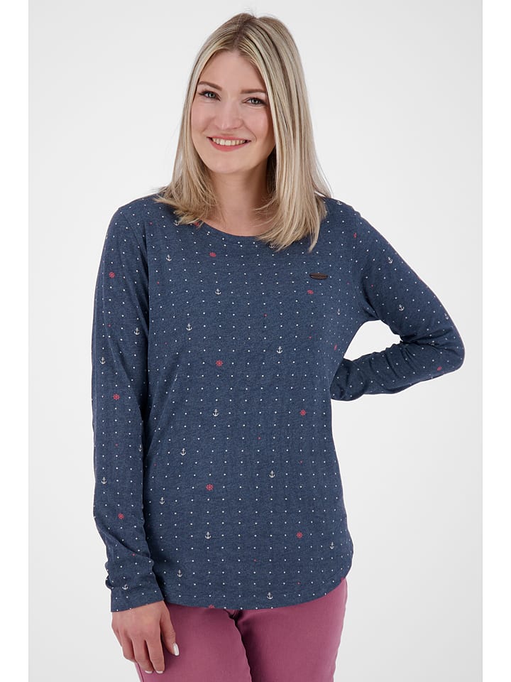 alife and kickin Koszulka "LeaAK B" w kolorze granatowym rozmiar: M