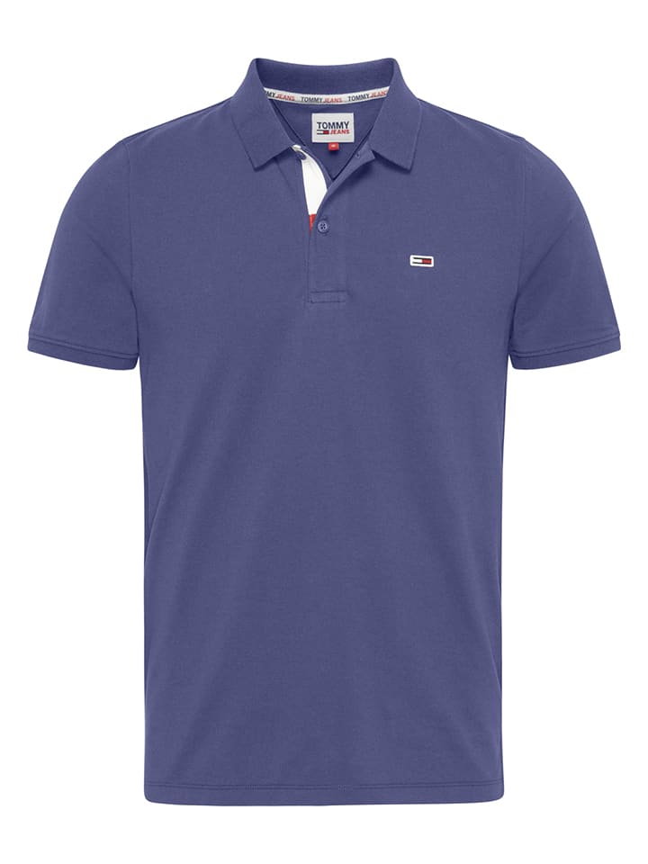 Koszulka polo w kolorze niebieskim