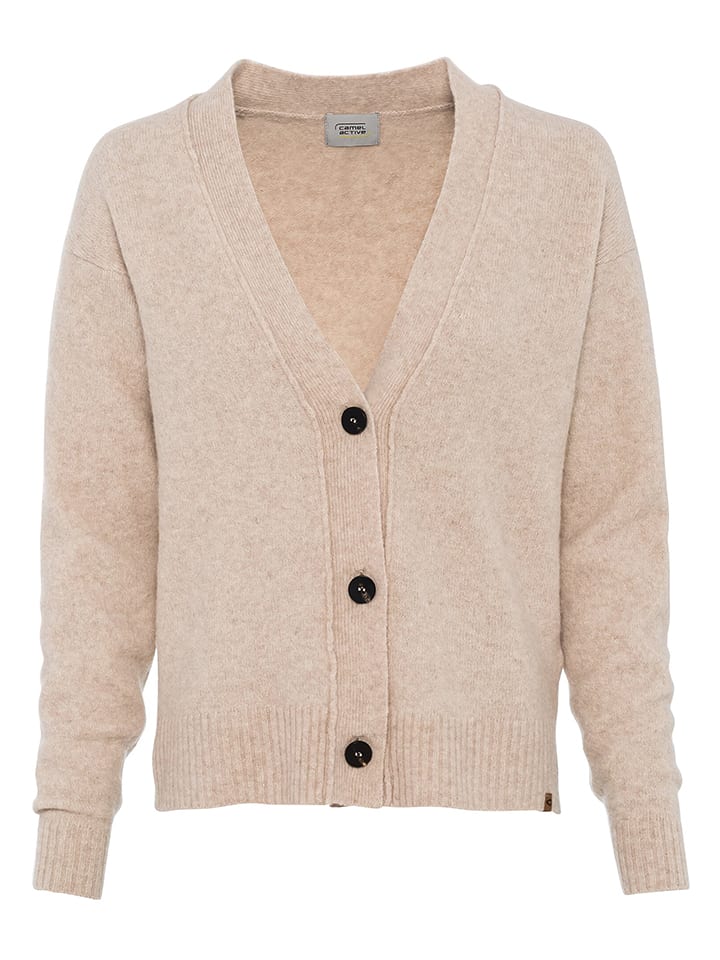 Camel Active Kardigan w kolorze beżowym rozmiar: L