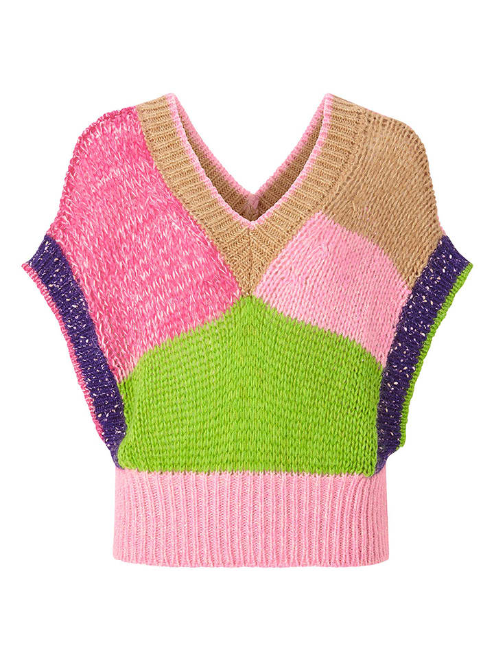 Rich & Royal Bezrękawnik ze wzorem rozmiar: XS