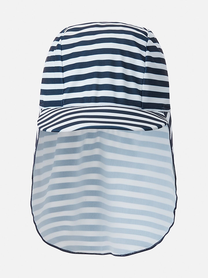 Reima Czapka "Kilpikonna" w kolorze granatowo-białym z osłoną karku rozmiar: 44-46 cm