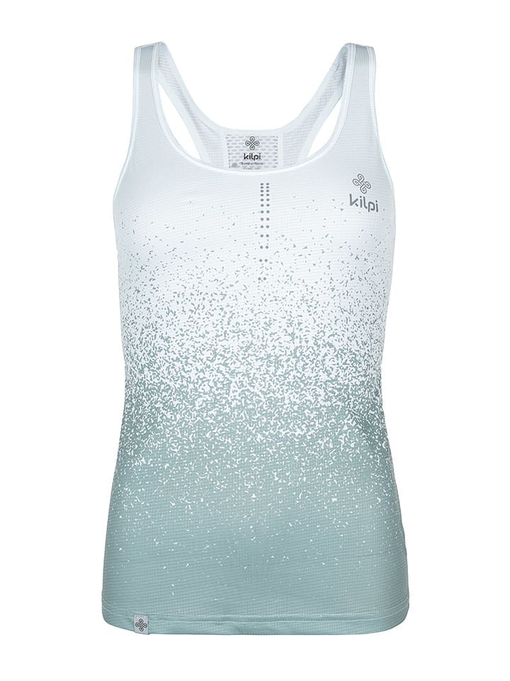 Kilpi Top funkcyjny w kolorze biało-błękitnym rozmiar: 40