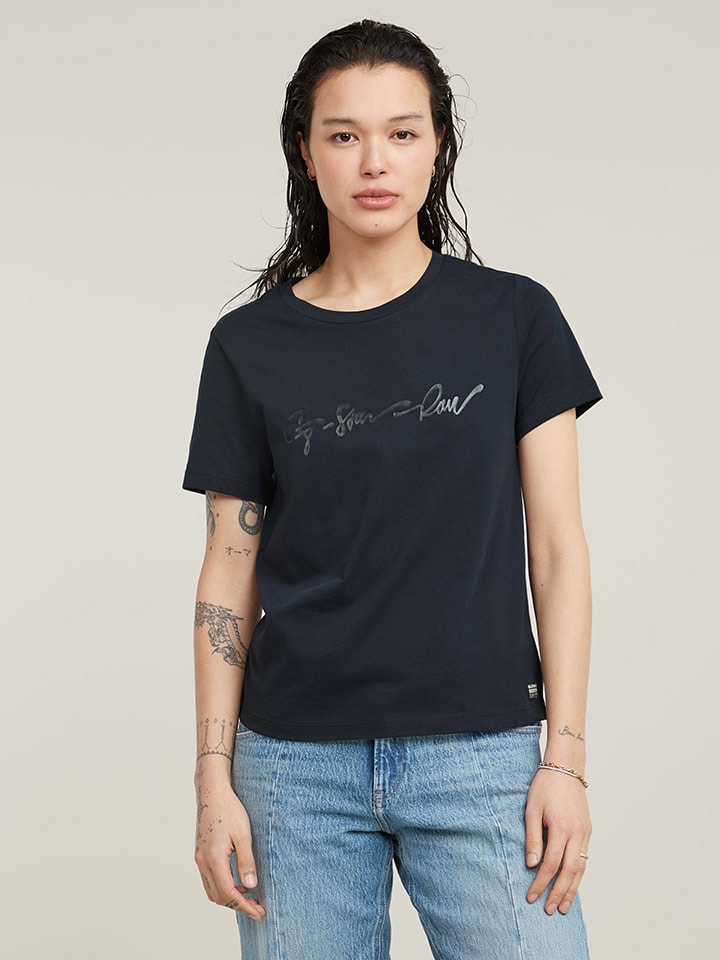 G-Star Koszulka w kolorze granatowym rozmiar: XS