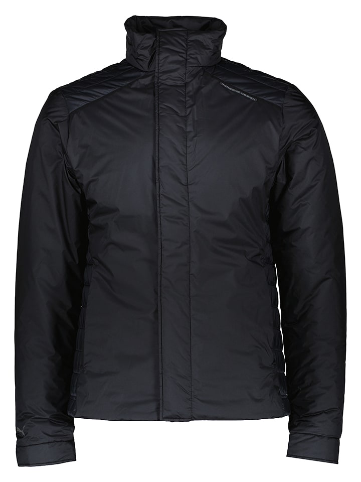 Kurtka przejściowa "Porsche" w kolorze czarnym