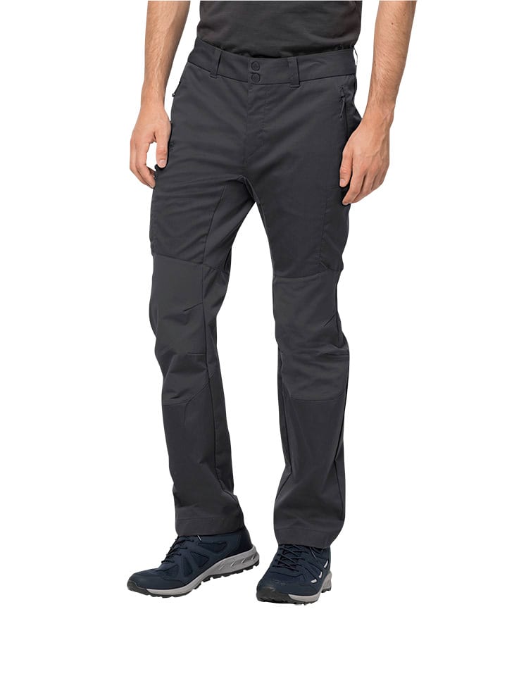 Jack Wolfskin Spodnie softshellowe "Activate Tour" w kolorze czarnym rozmiar: 54