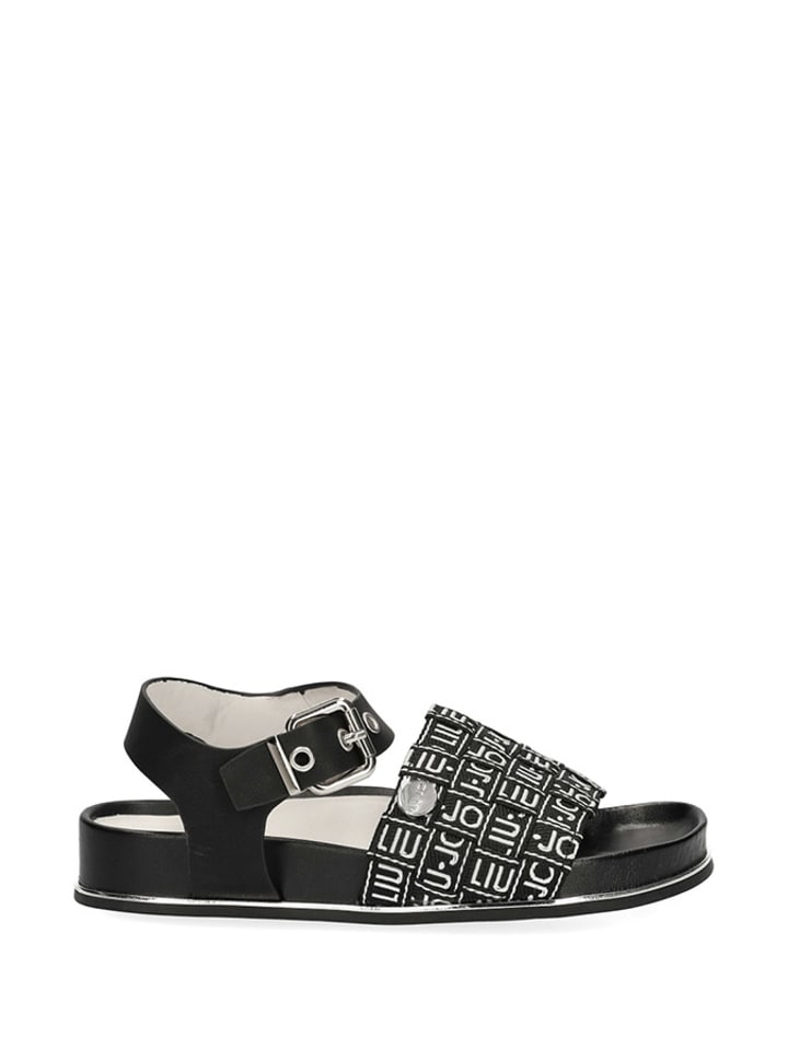 Liu Jo Sandały w kolorze czarnym ze wzorem rozmiar: 36