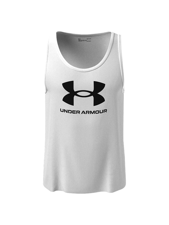 Under Armour Top funkcyjny w kolorze białym rozmiar: XL