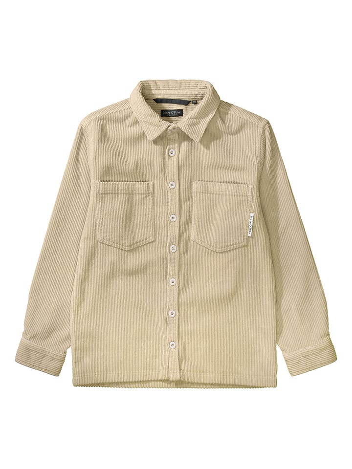 Marc O'Polo Junior Kurtka koszulowa w kolorze beżowym rozmiar: 152