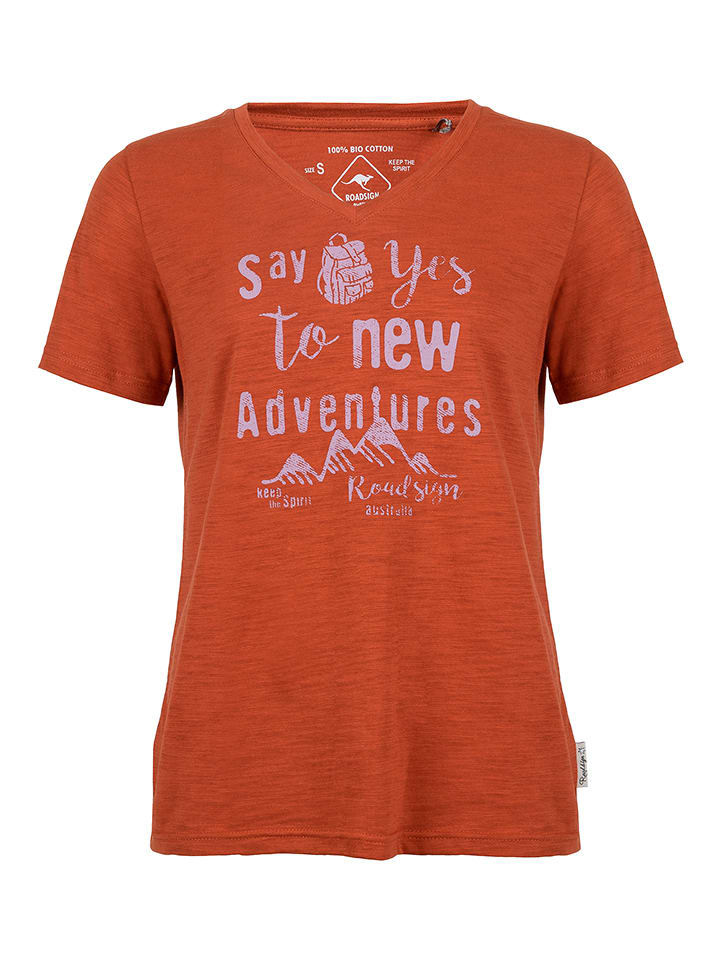 Roadsign Koszulka w kolorze jasnobrązowym rozmiar: M