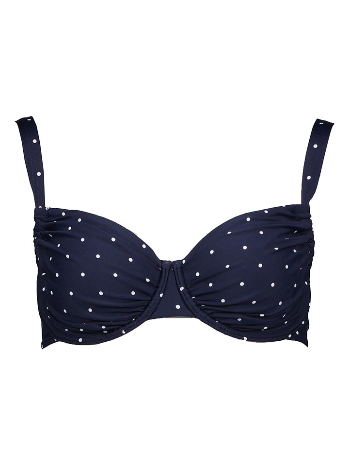 Biustonosz bikini w kolorze granatowym