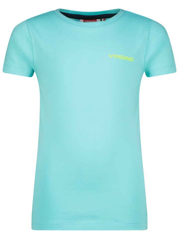 Vingino Koszulka "Hasico" w kolorze turkusowym rozmiar: 152