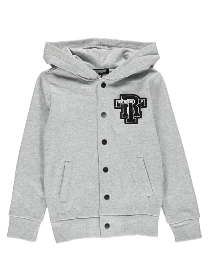 Bluza "TR Patch Varsity Jacket" w kolorze jasnoszarym