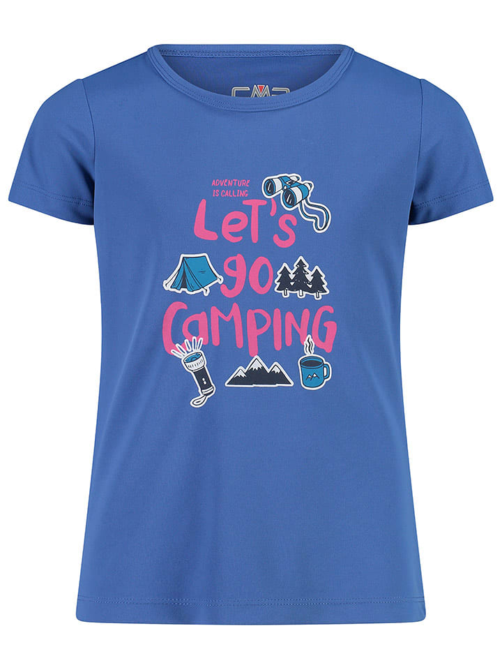 CMP Koszulka funkcyjna w kolorze niebieskim rozmiar: 98