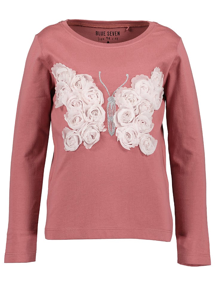 Blue Seven Koszulka w kolorze szaroróżowym rozmiar: 104